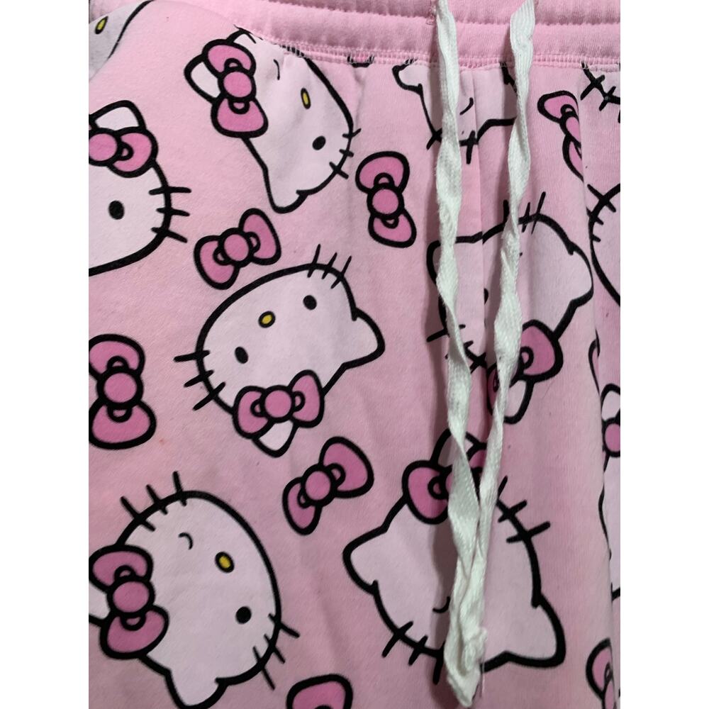 Hello Kitty Pink Lounge Pajama Pants Womens XS Kawaii Coquette Sanrio - Picture 3 of 5